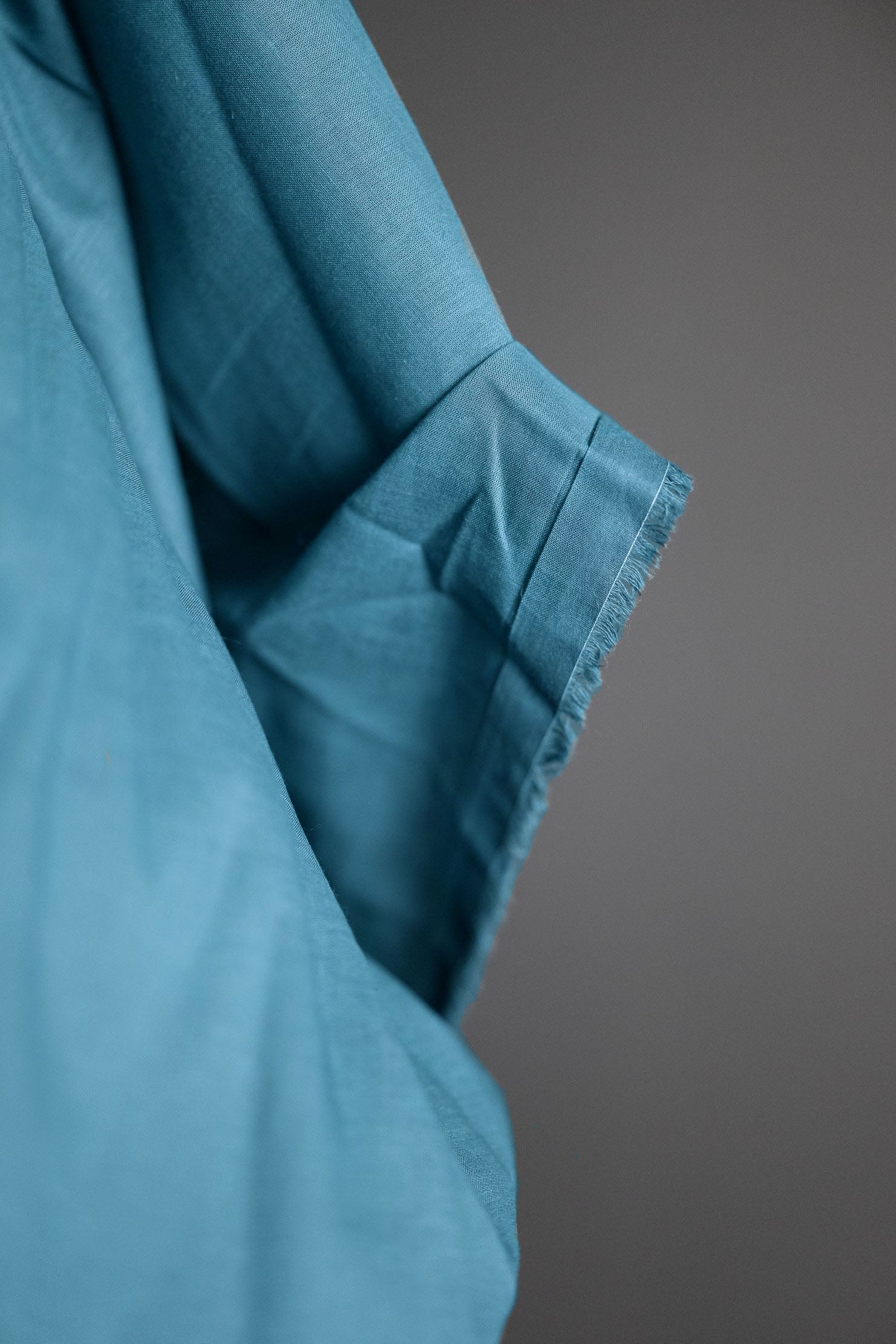 Organic Cotton Voile - Teal
