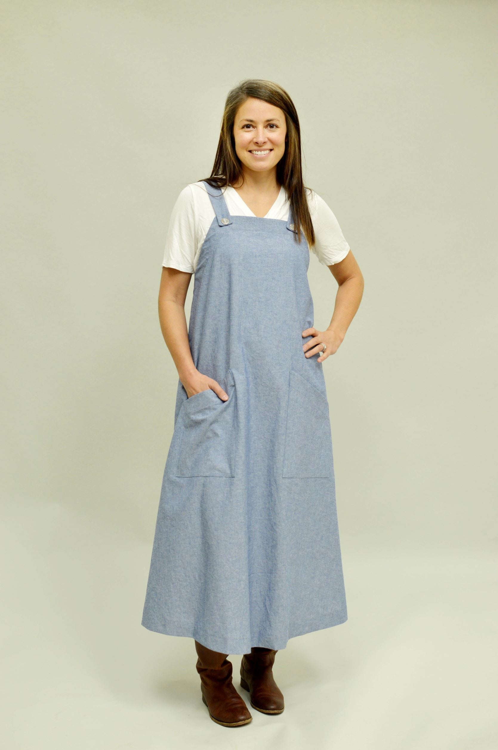 Basics Pinafore Dress - PDF - Folkwear