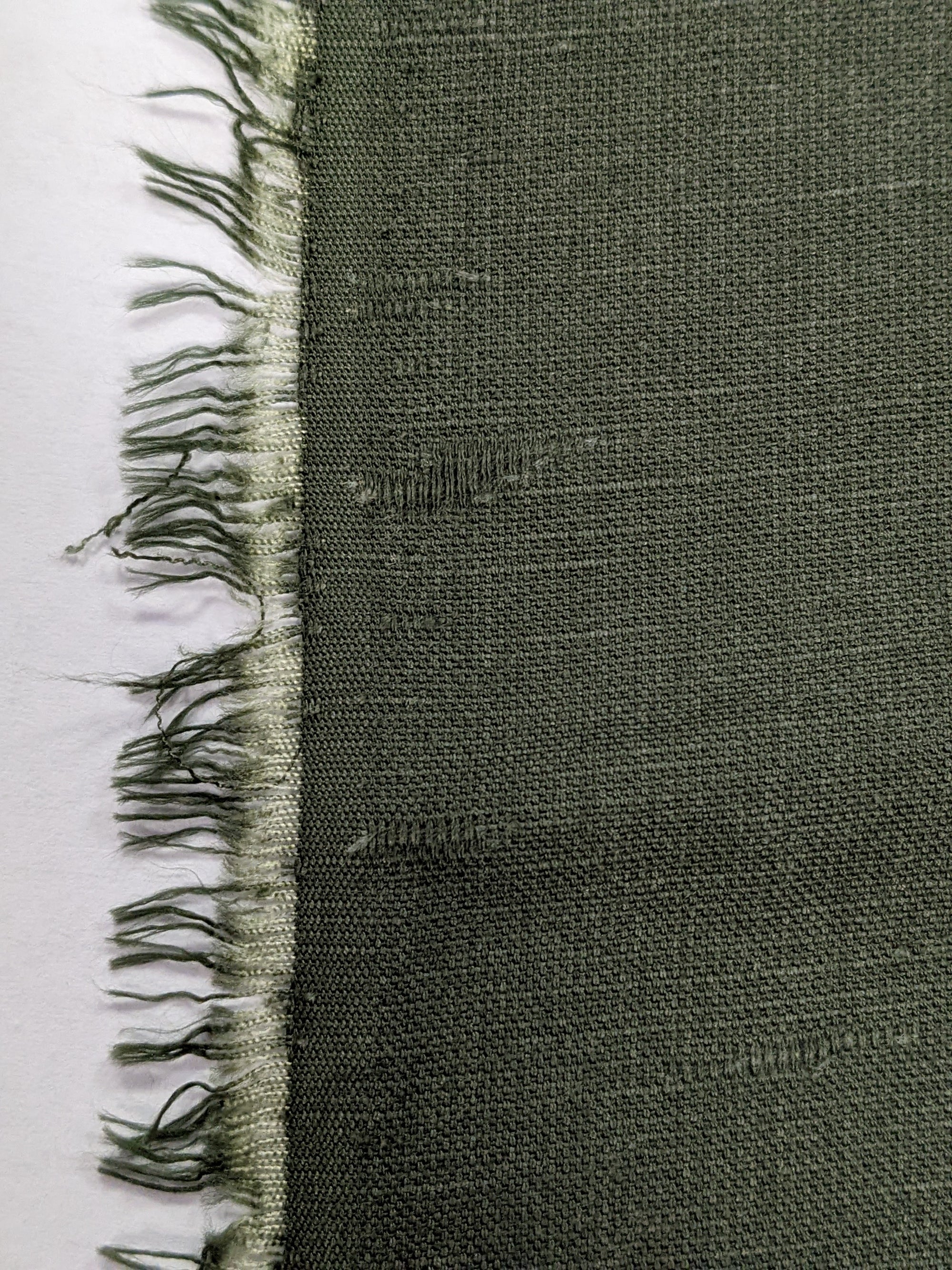 Tencel/Linen - chalky khaki green