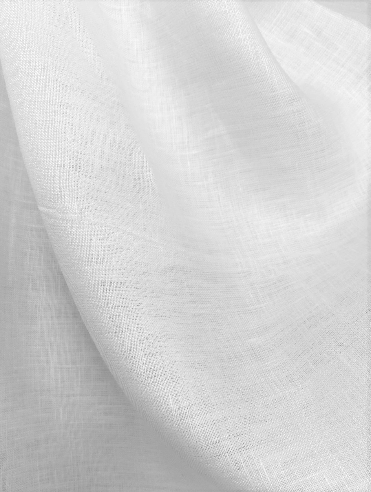 56" Handkerchief Linen - White